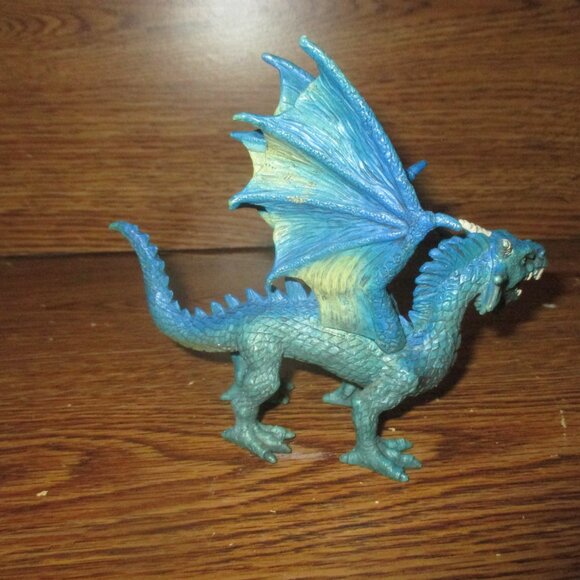 Lot of 4 Dragons/ Hydras Solid PVC Plastic Action Figure 6.5" 2243-P1/2/4/6 - Picture 15 of 16